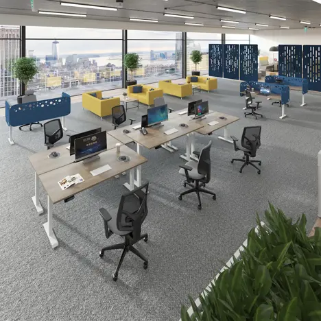 Elev8 Contract Straight Sit-Stand Desk